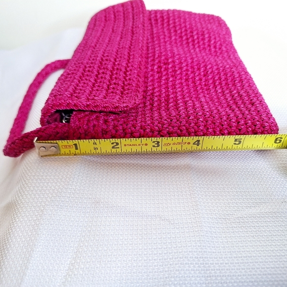 NWT The Sak brand " The Palm Springs Cross Body" bohemian core crocheted bag. - Picture 4 of 11